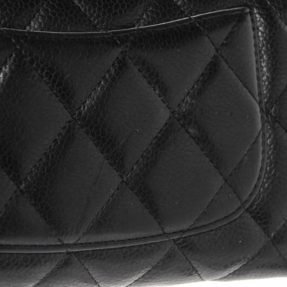 Chanel Caviar Quilted Large Flap Wallet Black 10 of 11