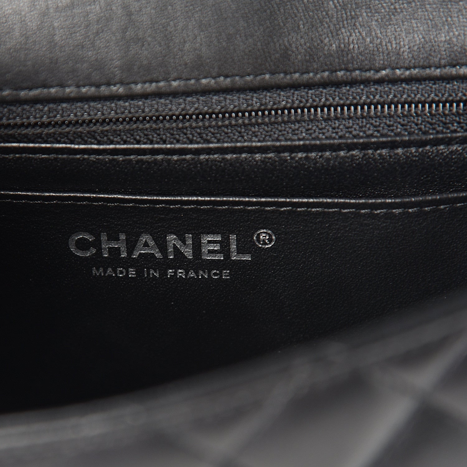 Chanel Lambskin Quilted Mini Square Flap Black 5 of 13