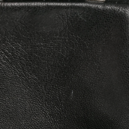 Chanel Lambskin Quilted Jumbo Icons Secret Label Flap Black 12 of 16