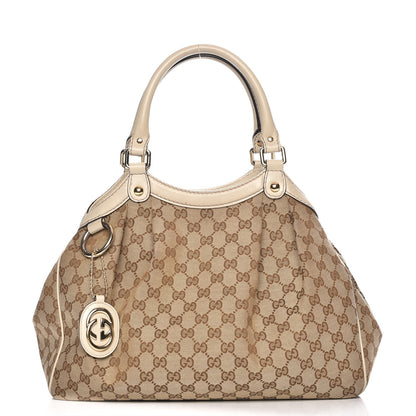 Gucci Monogram Medium Sukey Tote Off White 1 of 12