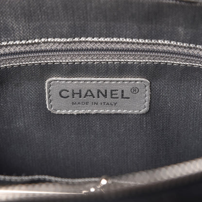 Chanel Lambskin Vertical Quilted Mademoiselle Small Camera Case Black 9 of 25
