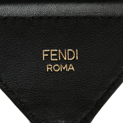 Fendi Ribbon Vitello Century FF 1974 Flat Studded Strap You Fango Marrone Ebano 5 of 6