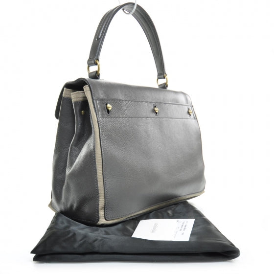 Leather Medium Muse Two Grey