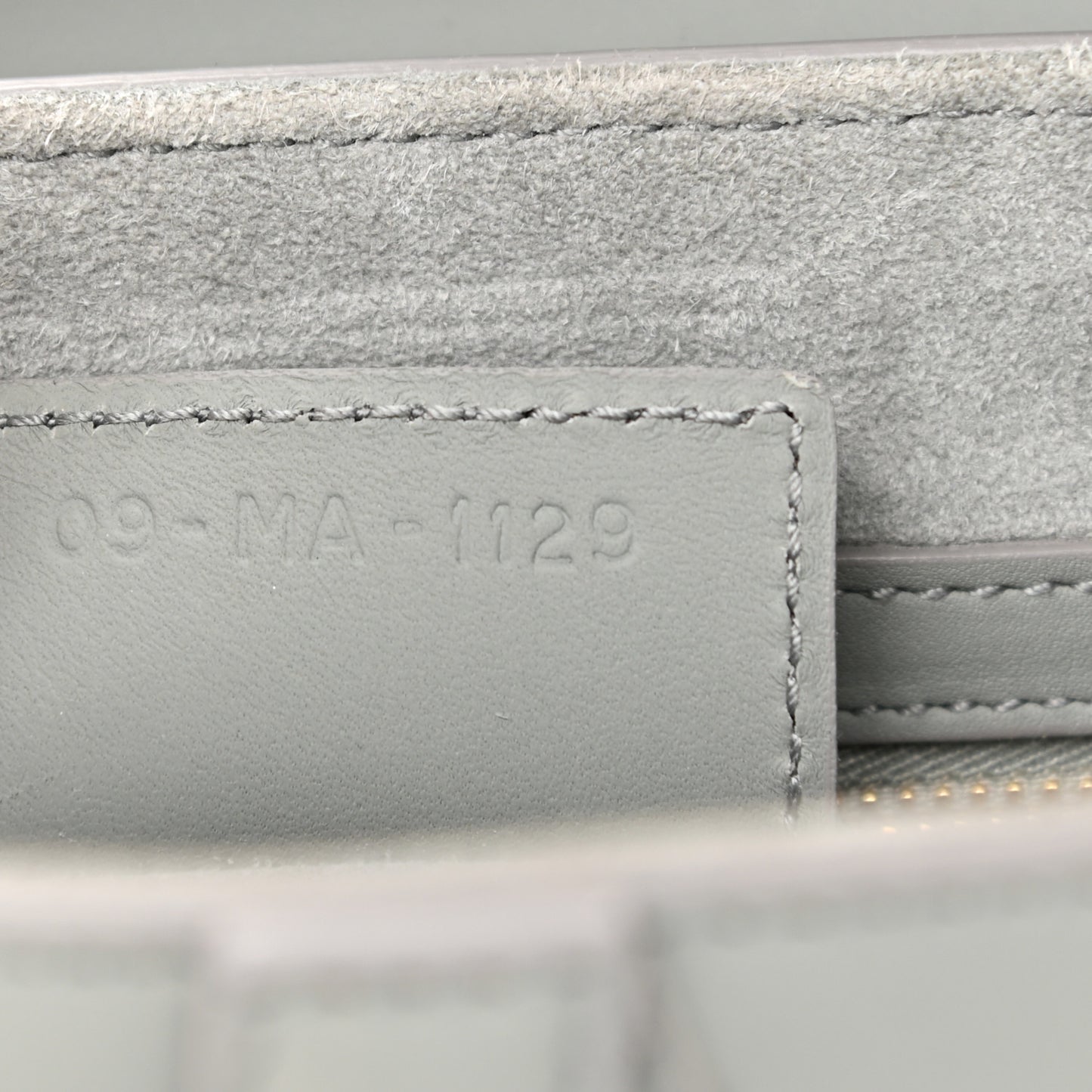Ultra Matte Calfskin Saddle Bag Grey