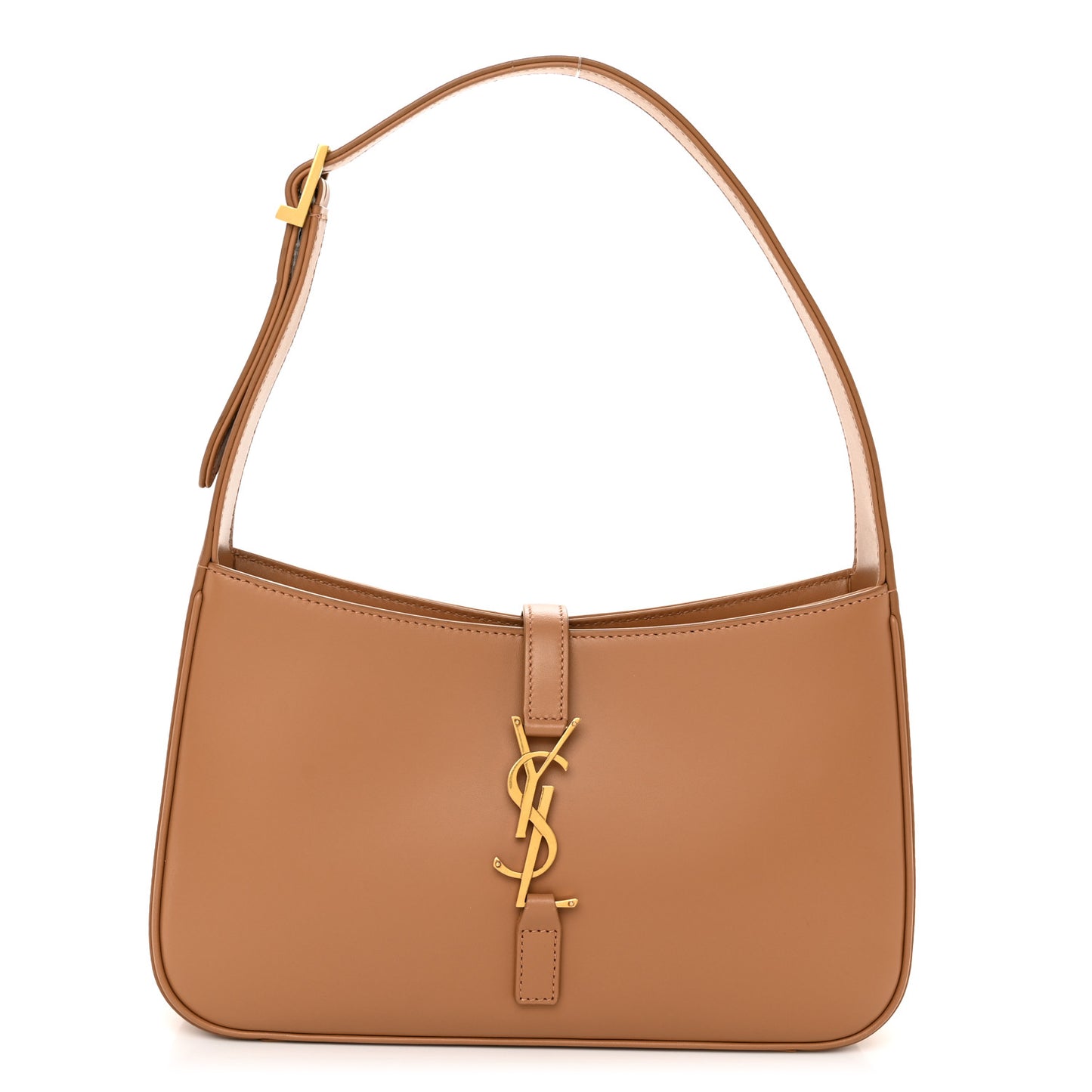 Smooth Calfskin Le 5 A 7 Hobo Brown