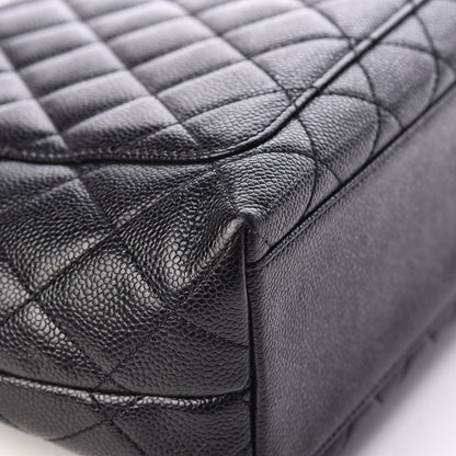 Chanel Caviar Quilted Jumbo Kelly Flap Black 10 of 12