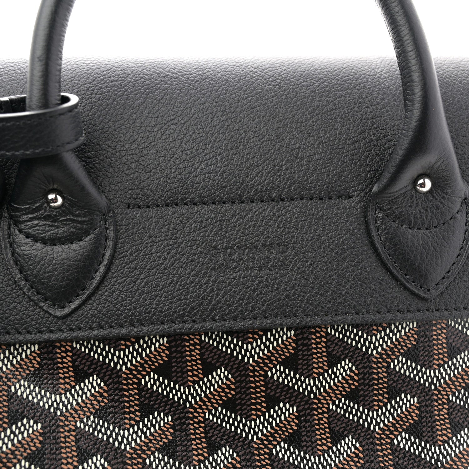 Goyard Goyardine Calfskin Mini Alpin Backpack Black 6 of 10