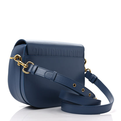 Christian Dior Box Calfskin Medium Bobby Flap Denim Blue 3 of 7