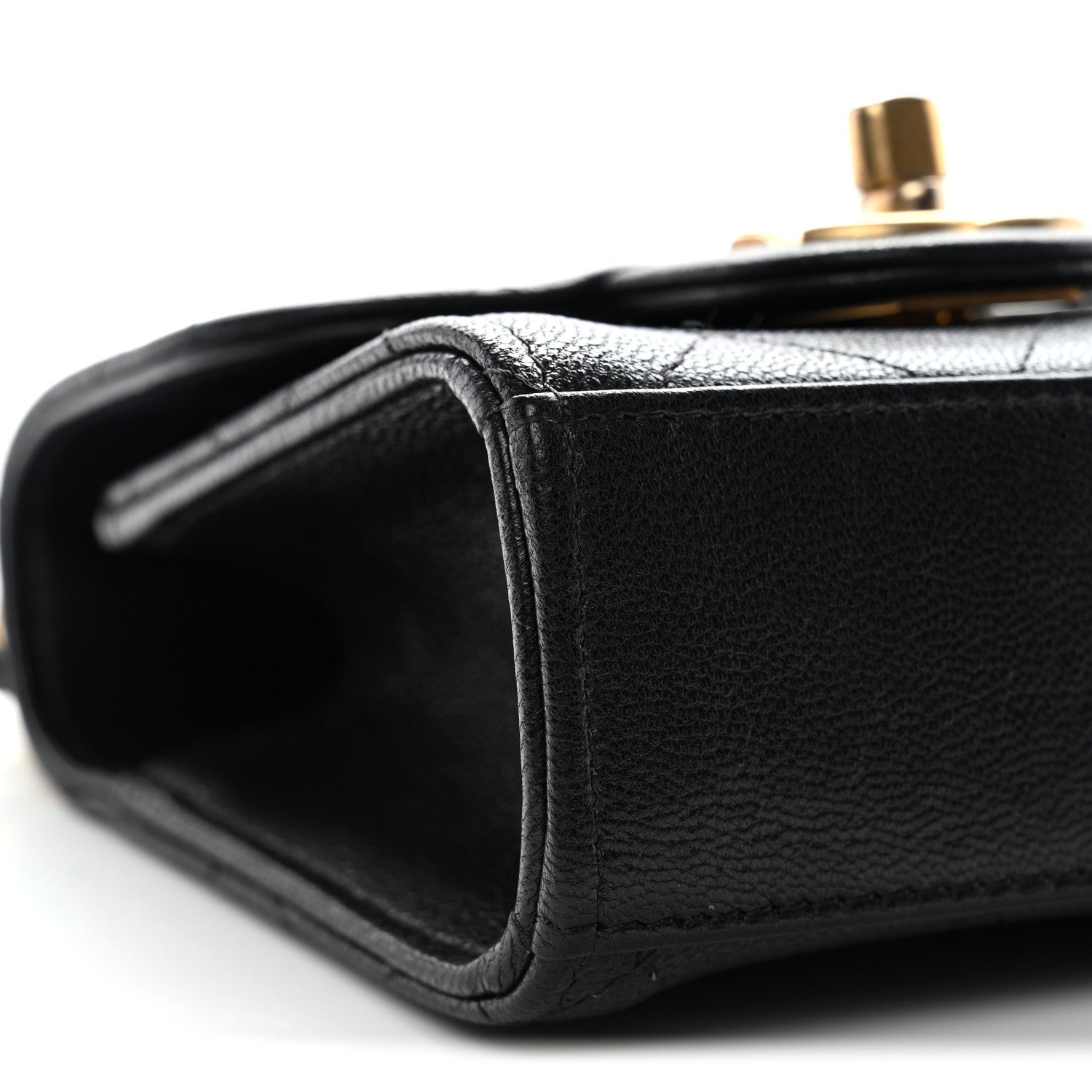 Chanel Lambskin Quilted Chic Pearls Flap Black 9 of 10