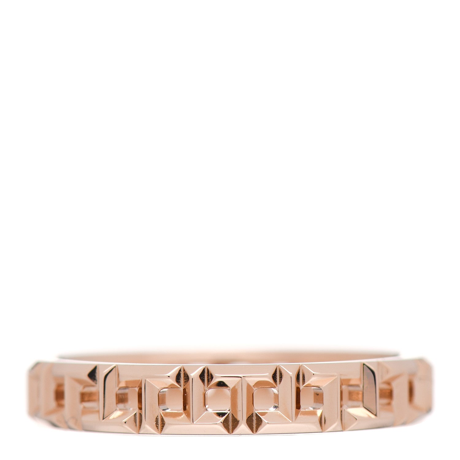 Tiffany 18K Rose Gold Narrow T True Ring 56 7.5 1 of 4