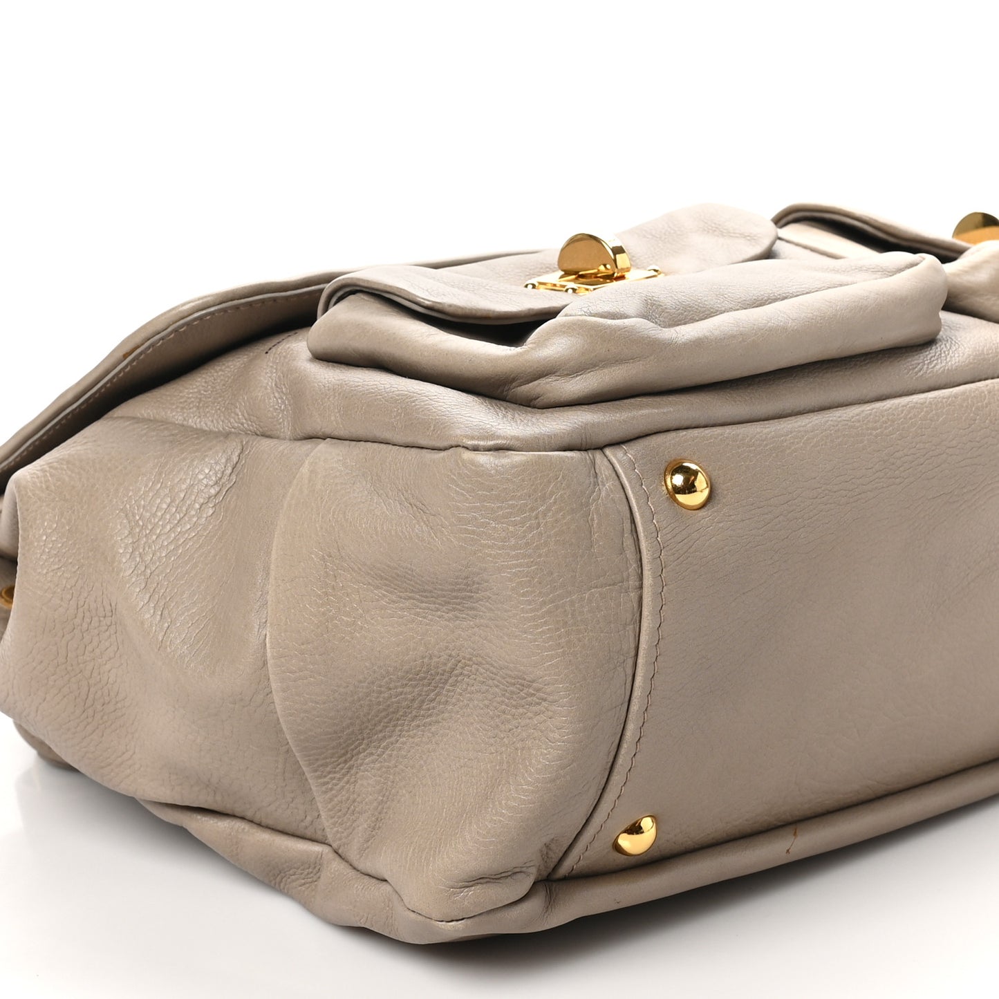 Goatskin Shoulder Bag Pomice