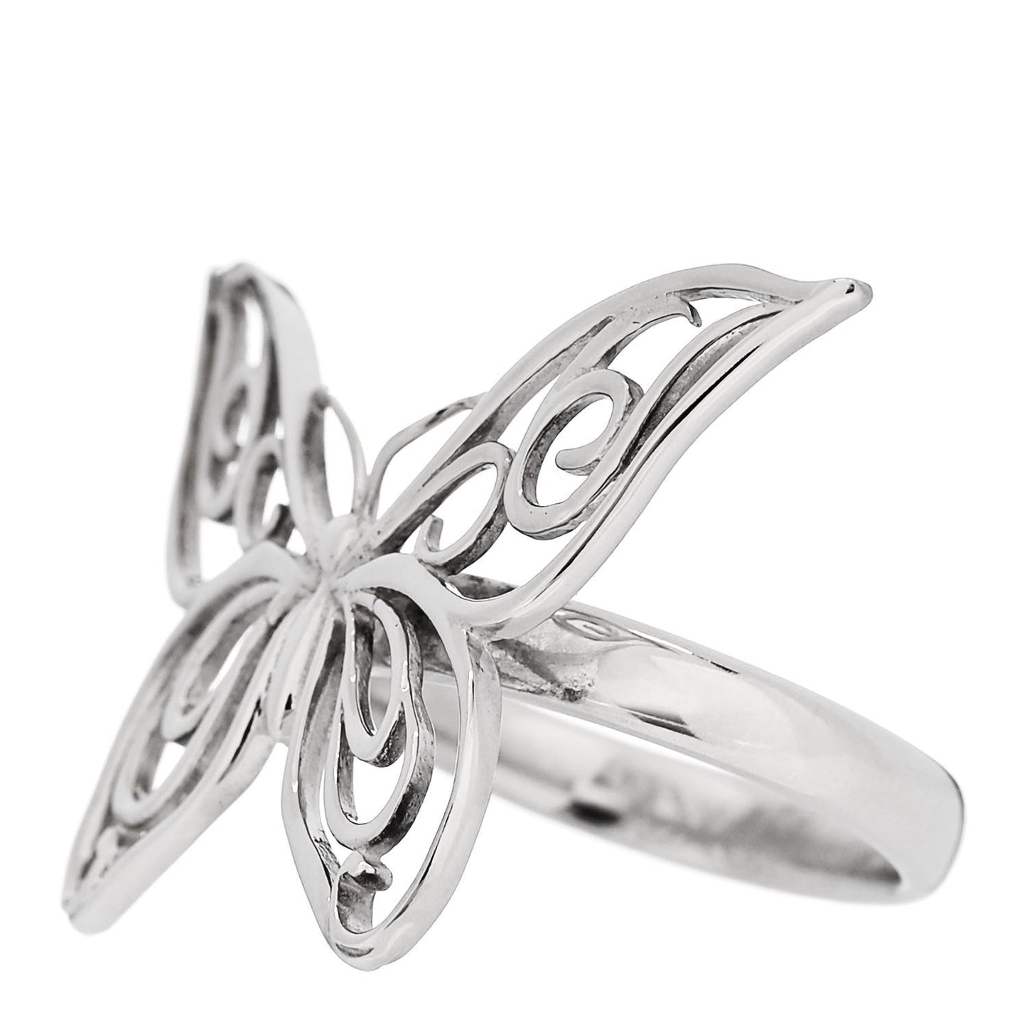 Sterling Silver Butterfly Ring 52 6