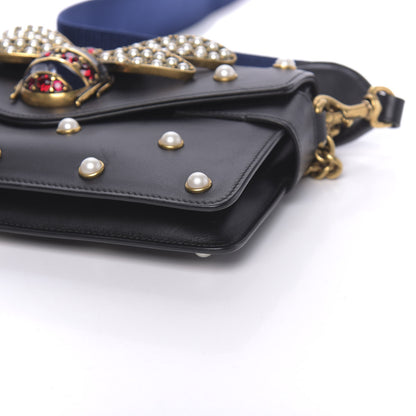 Gucci Nappa Pearl Studded Mini Queen Margaret Broadway Shoulder Bag Black 9 of 12