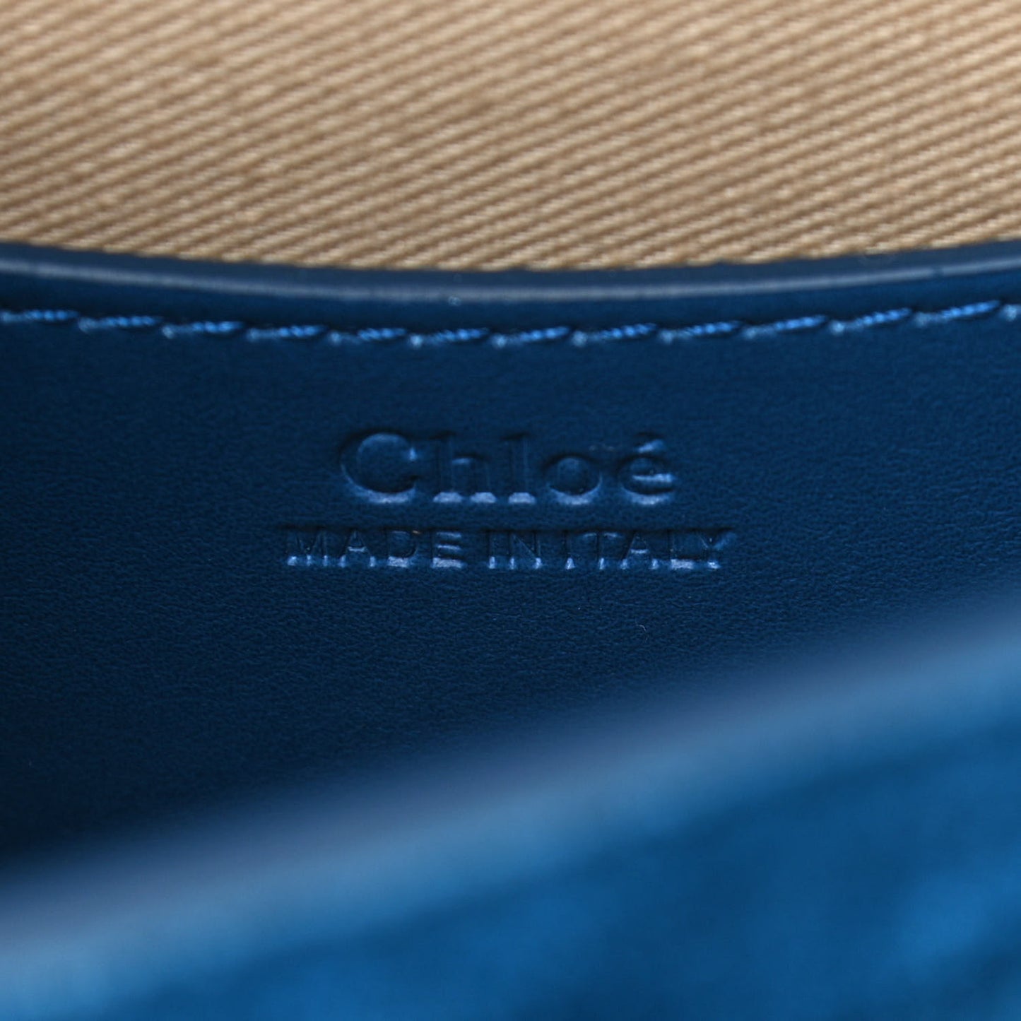 Calfskin Small Tess Bag Smoky Blue