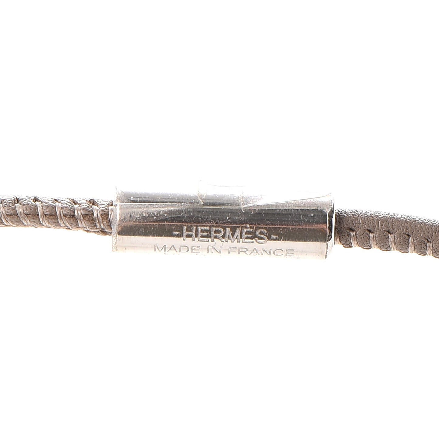 Swift Palladium Grand Loop Pendant Necklace Etoupe
