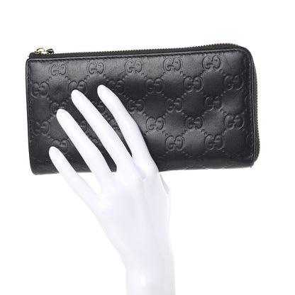 Gucci Guccissima Donna Long Wallet Black 2 of 13