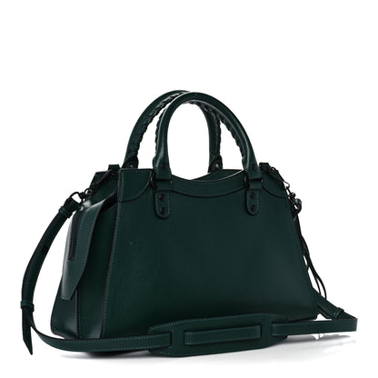 Balenciaga Grained Calfskin Neo Classic Matte Black Hardware S City Forest Green 3 of 12