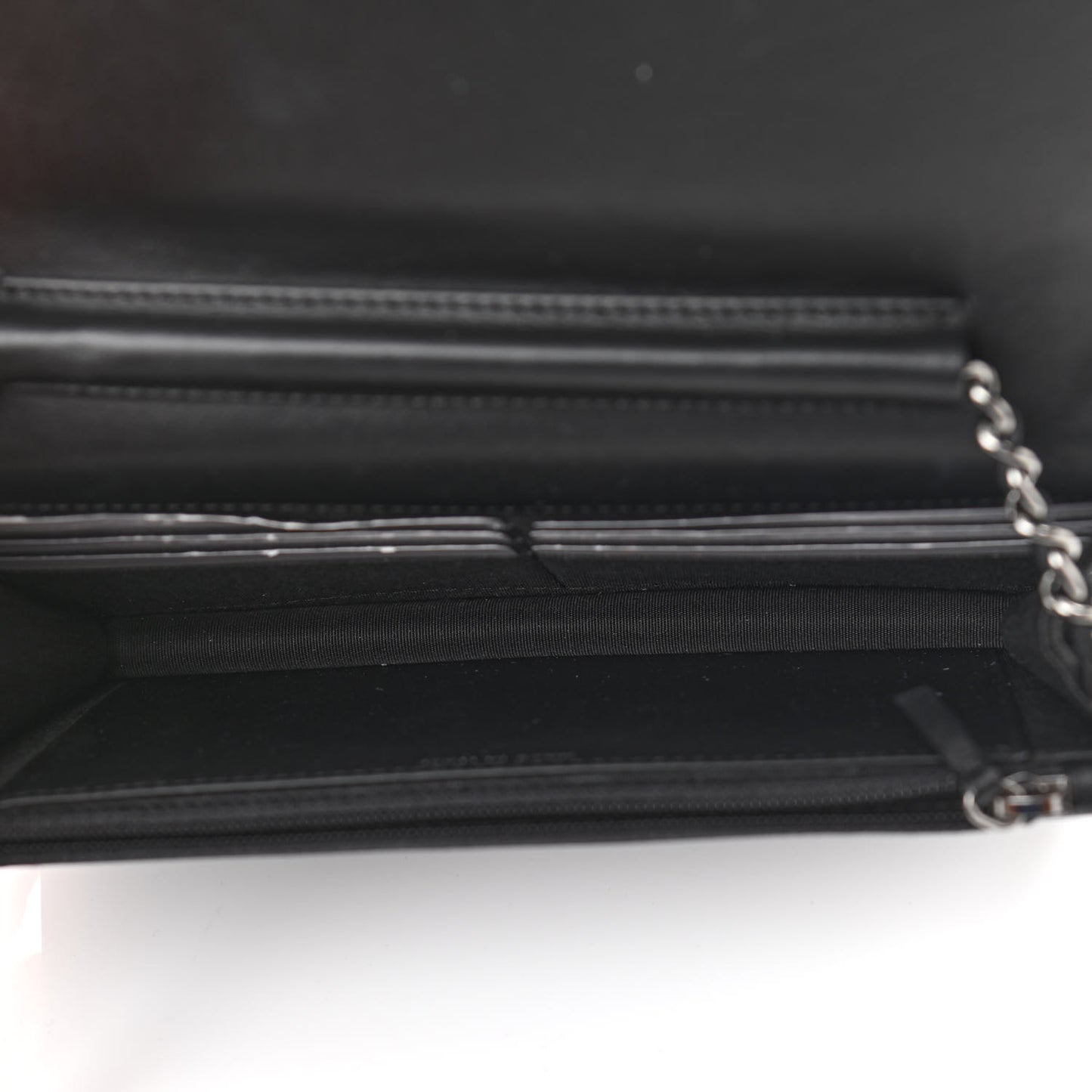 Canvas Studded CC Wallet On Chain WOC Black