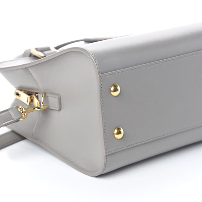Saint Laurent Calfskin Monogram Baby Cabas Fog 8 of 9