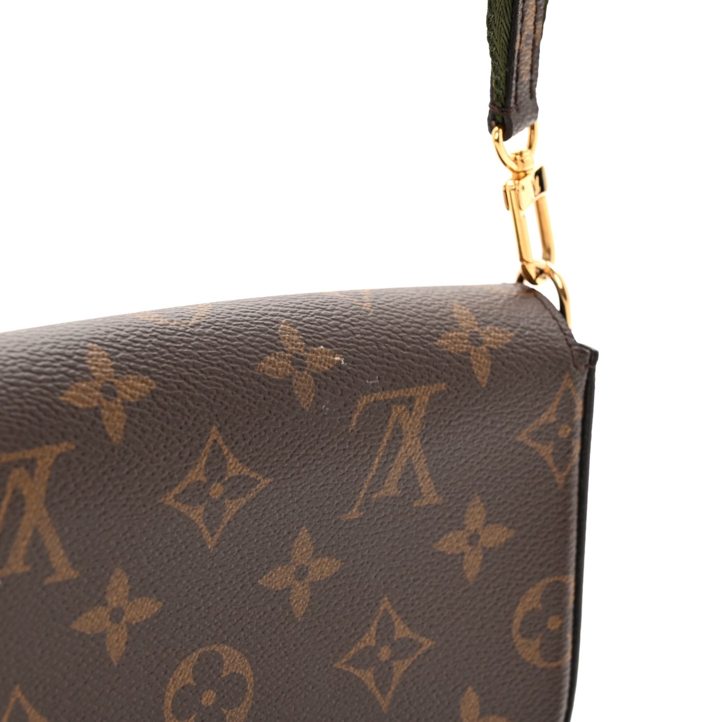 Monogram Felicie Strap & Go Kaki