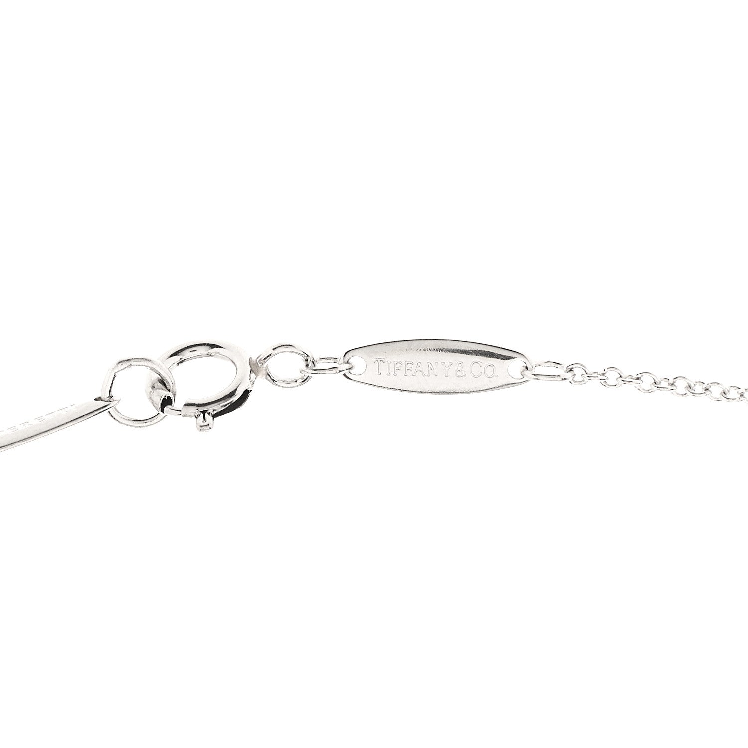 Tiffany Platinum Diamond Elsa Peretti .70ctw Diamonds by the Yard 5 Station Necklace 5 of 6