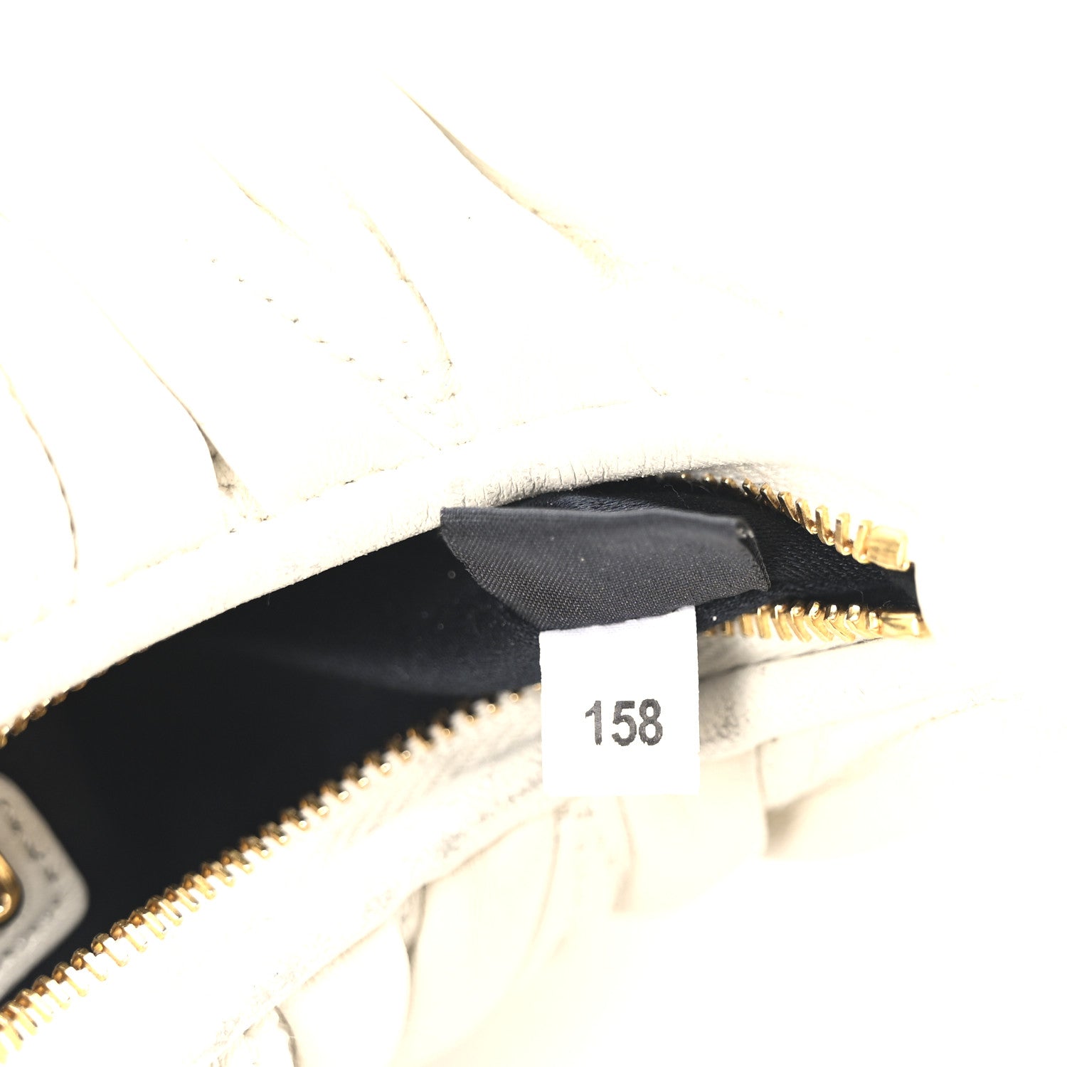 Miu Miu Nappa Matelasse Mini Wander Hobo White 8 of 11