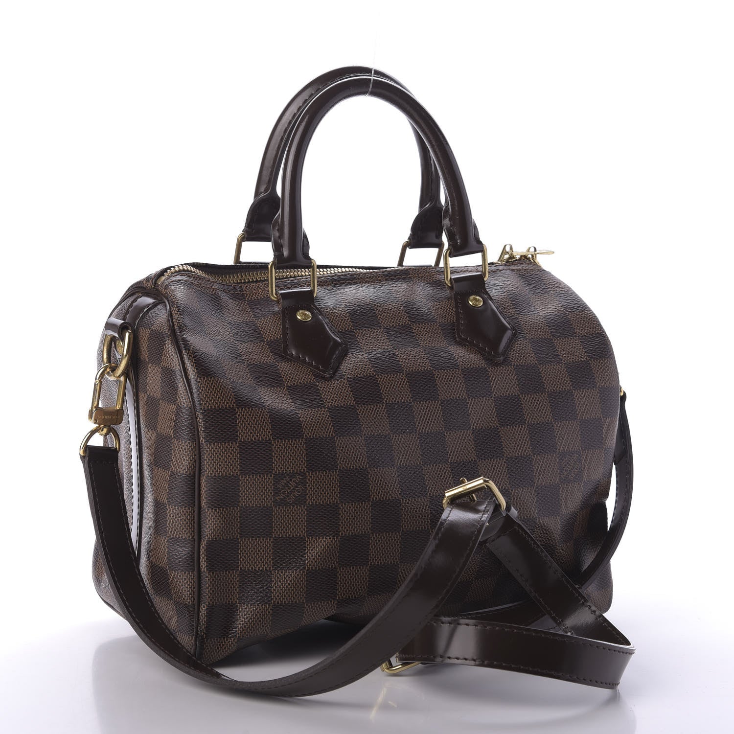 Louis Vuitton Damier Ebene Speedy Bandouliere 25 3 of 9