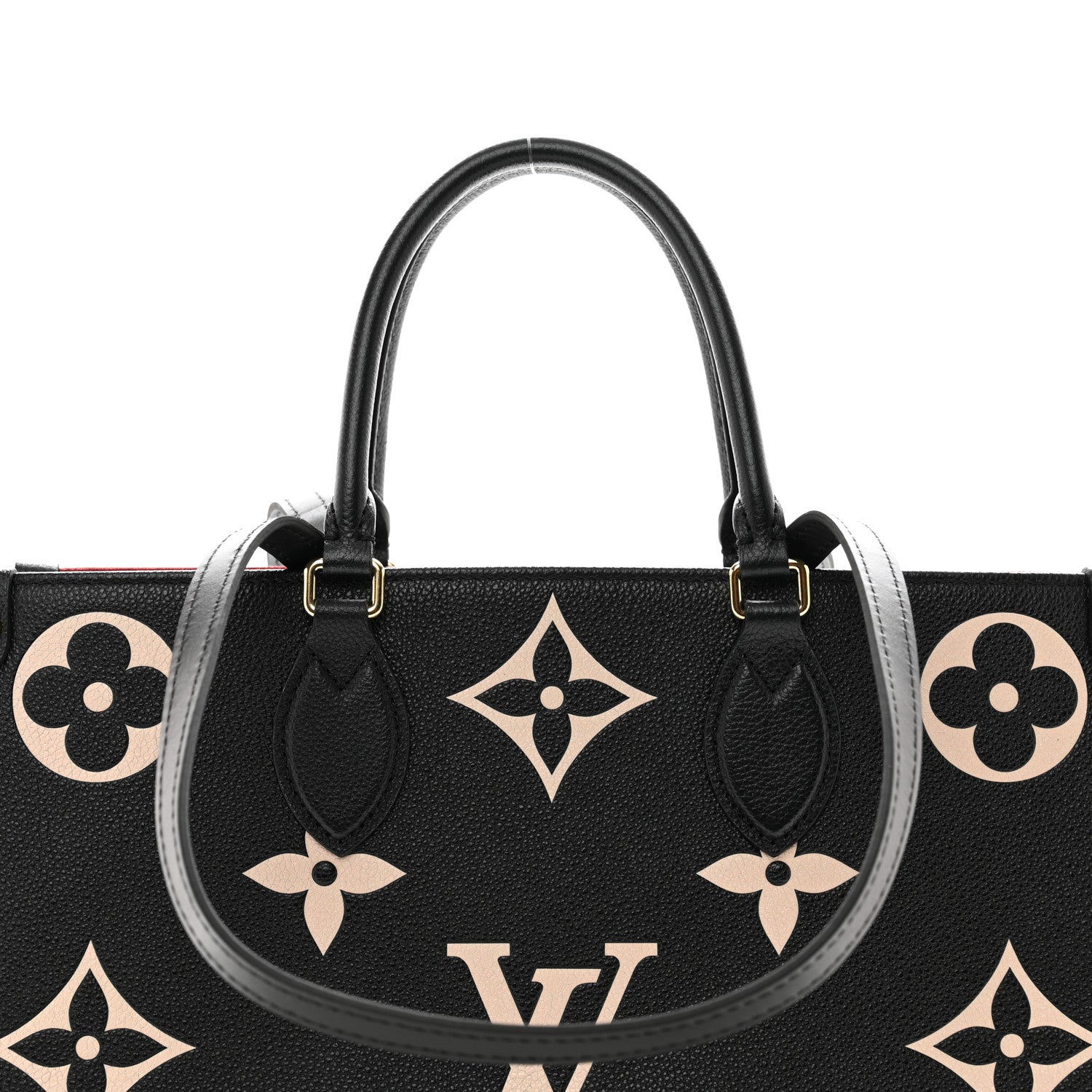 Louis Vuitton Empreinte Monogram Giant Onthego MM Black Beige 5 of 9