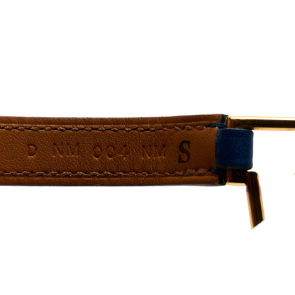 Hermes Swift Rivale Double Tour Bracelet T1 Bleu Izmir 6 of 6