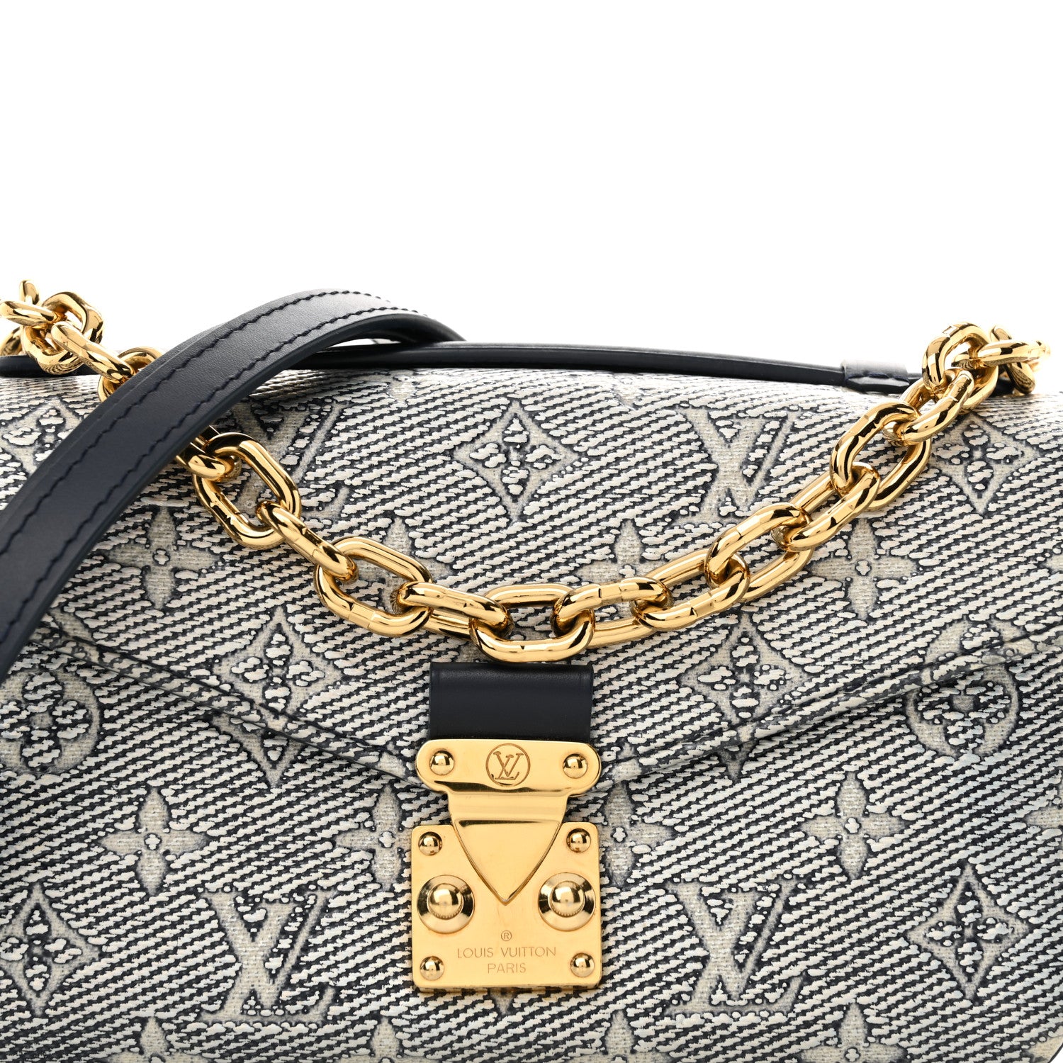 Louis Vuitton Monoglam Pochette Metis East West Blue 7 of 9