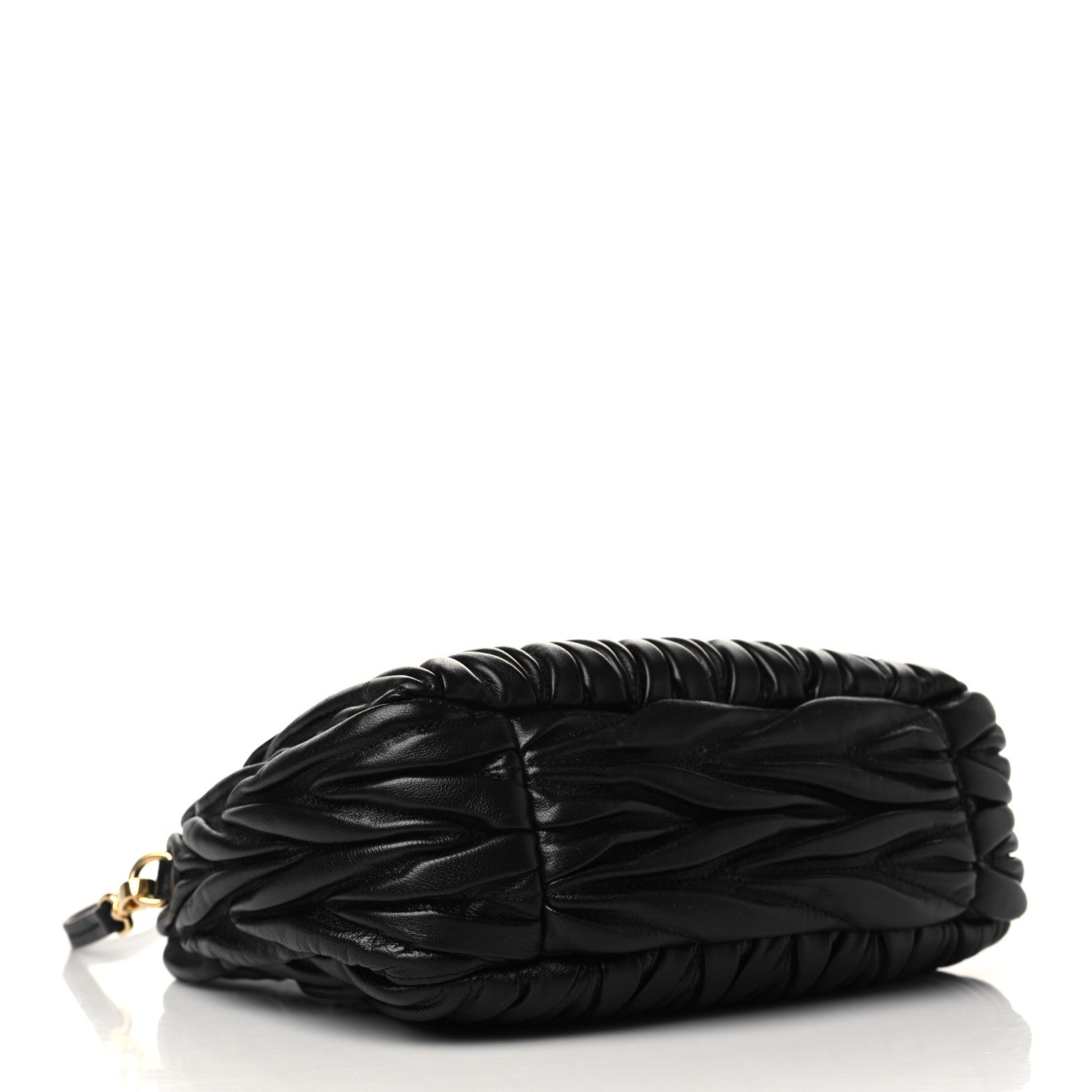 Miu Miu Nappa Matelasse Mini Wander Hobo Black 3 of 6