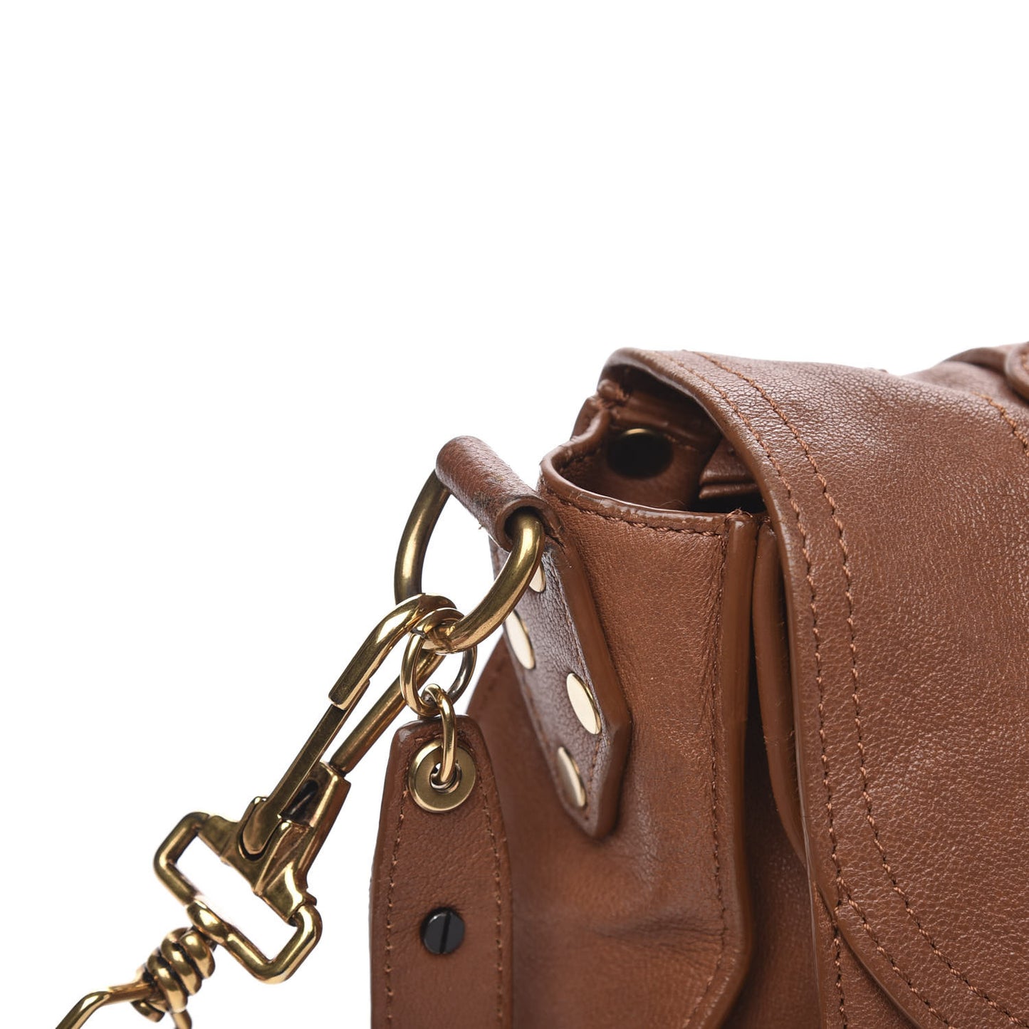 Lambskin Medium PS1 Satchel Saddle