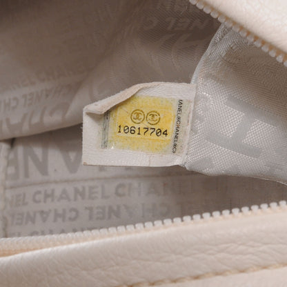 Chanel Calfskin Round Bowling Bag White 7 of 7