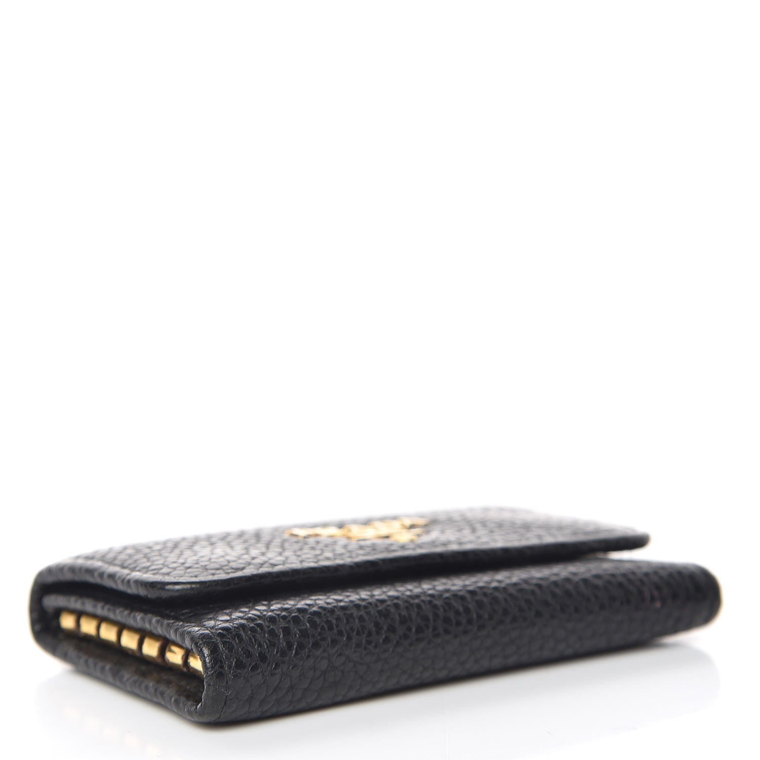 Prada Vitello Grain 6 Key Holder Black 4 of 13