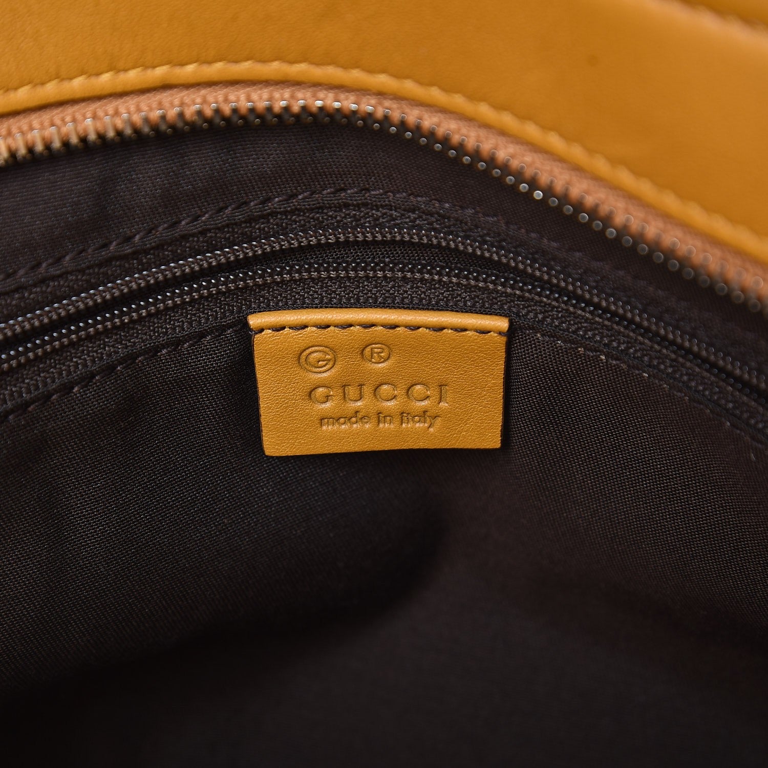 Gucci Guccissima Medium Bamboo Bar Tote Yellow 7 of 8