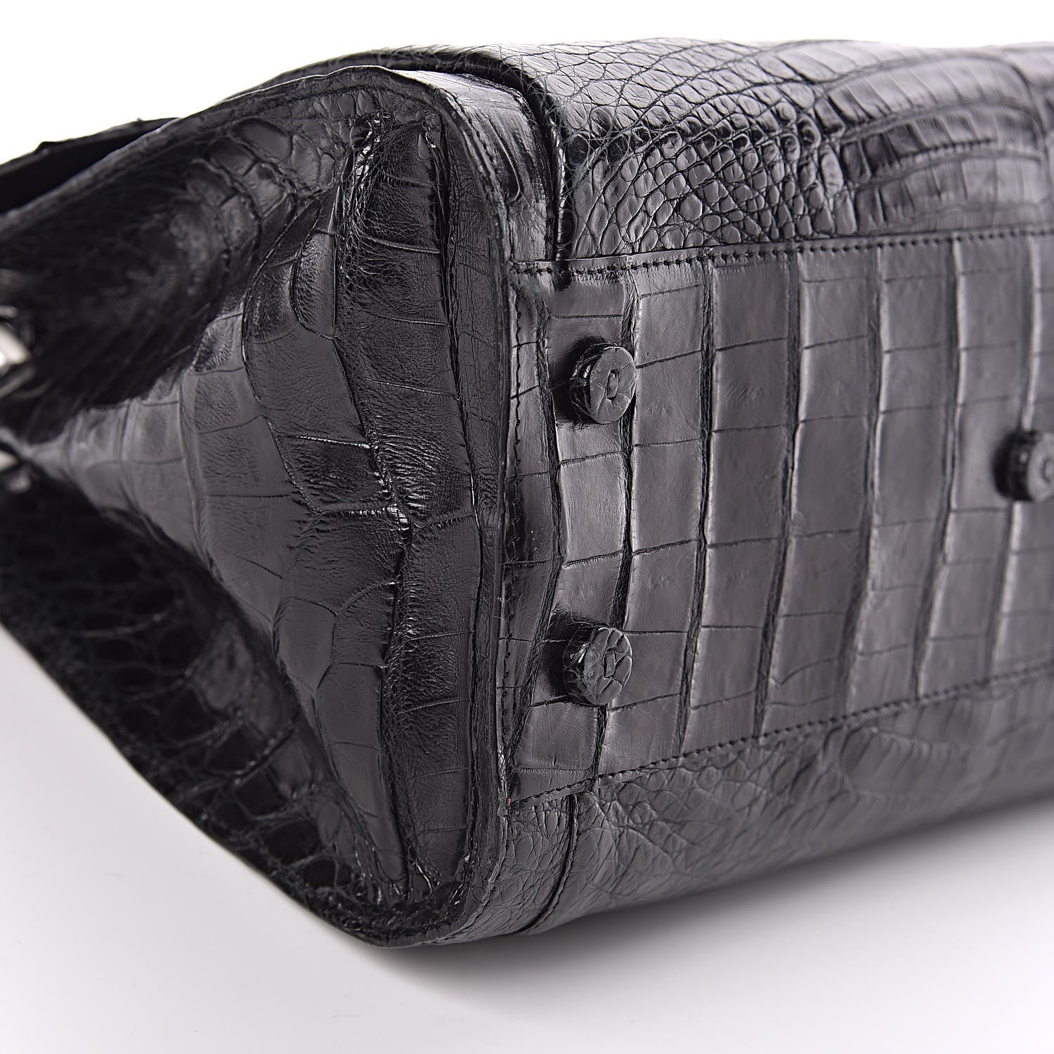 Nancy Gonzalez Crocodile Chain Flap Bag Black 5 of 10