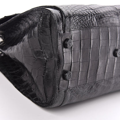 Nancy Gonzalez Crocodile Chain Flap Bag Black 5 of 10