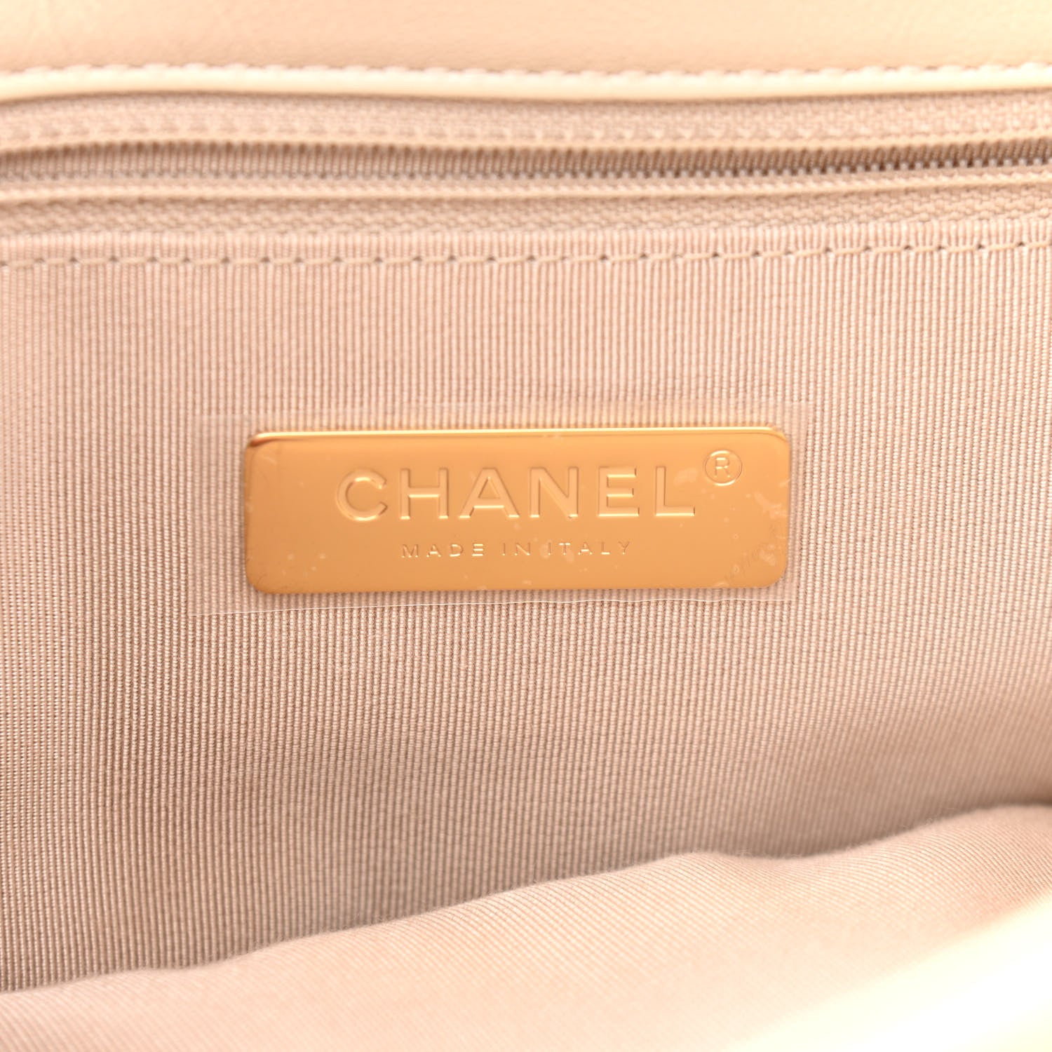 Chanel Goatskin Quilted Maxi Chanel 19 Flap Beige 6 of 10