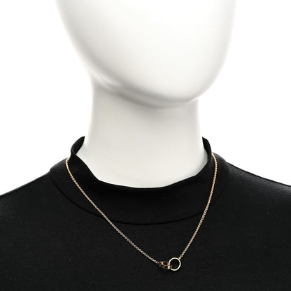 Cartier 18K Yellow Gold Interlocking LOVE Necklace 2 of 5