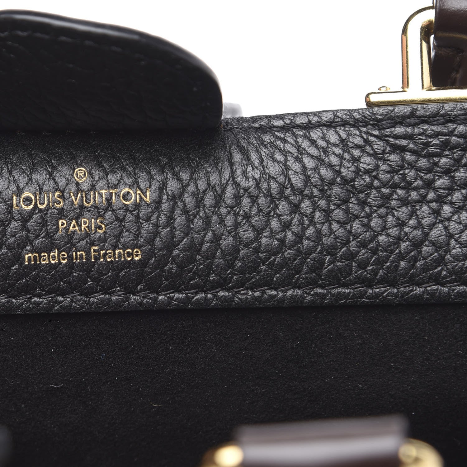 Louis Vuitton Damier Ebene Cuir Taurillon Brittany Black 6 of 10