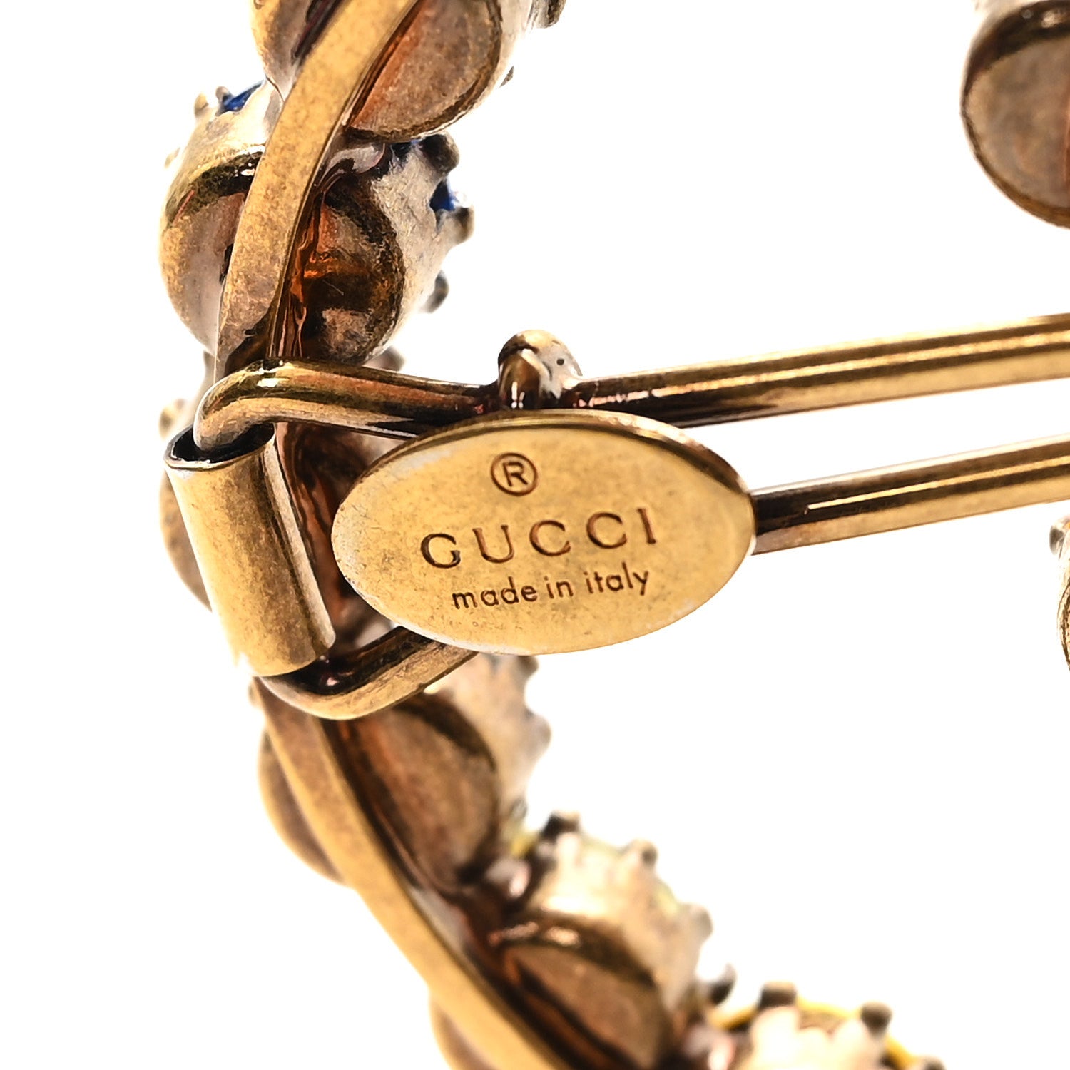 Gucci Crystal Interlocking G Hair Clip Multicolor 3 of 3
