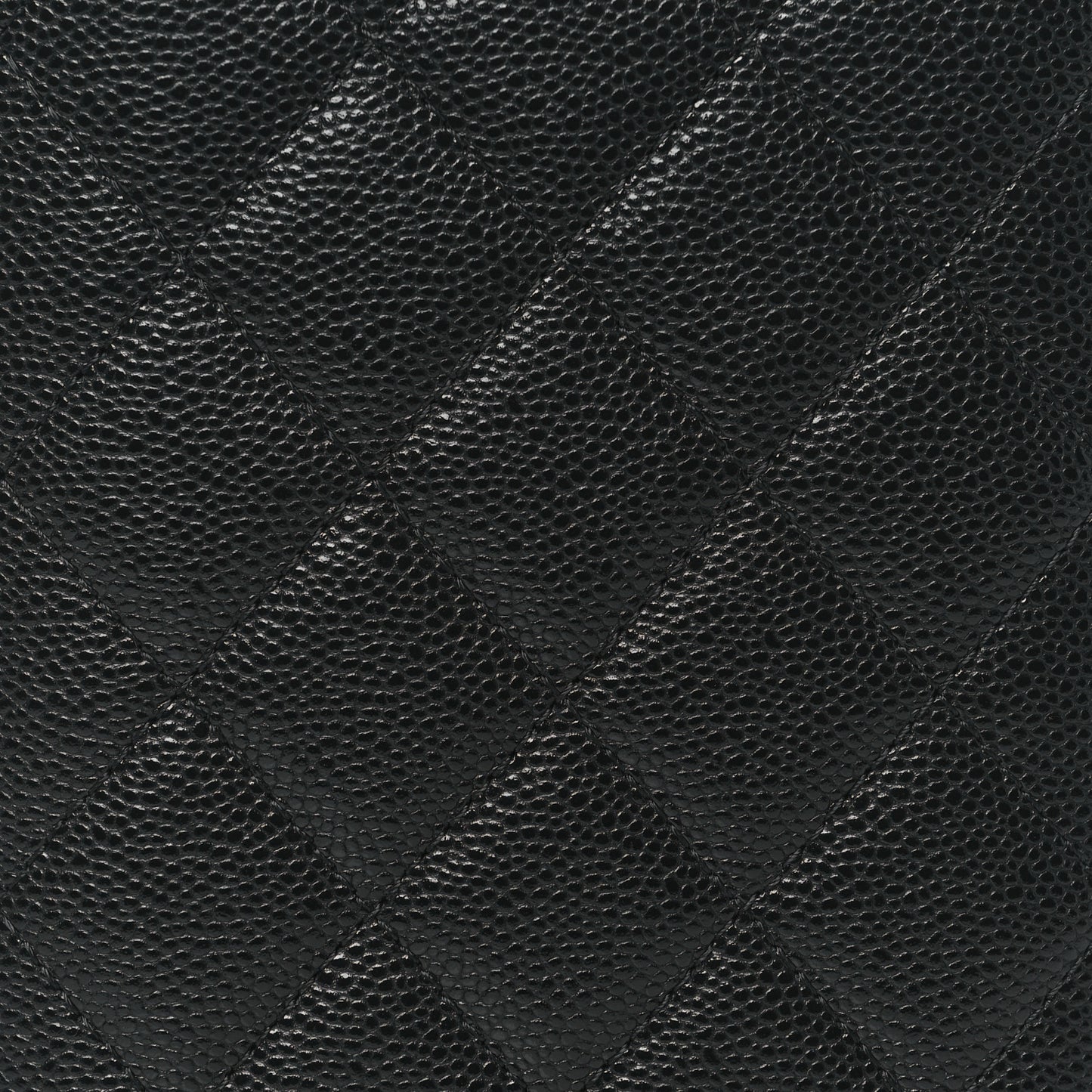 Caviar Quilted Passport Holder Black