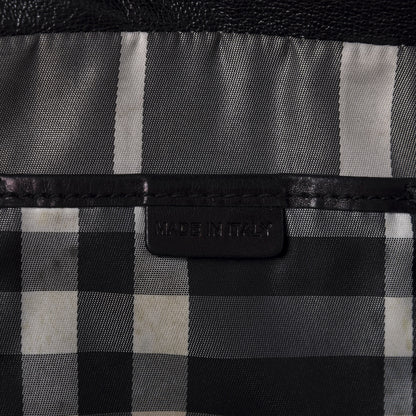 Burberry Calfskin Drawstring Tote Black 11 of 13