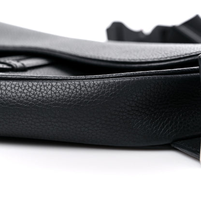 Christian Dior Calfskin Mens Saddle Bag Black 15 of 21