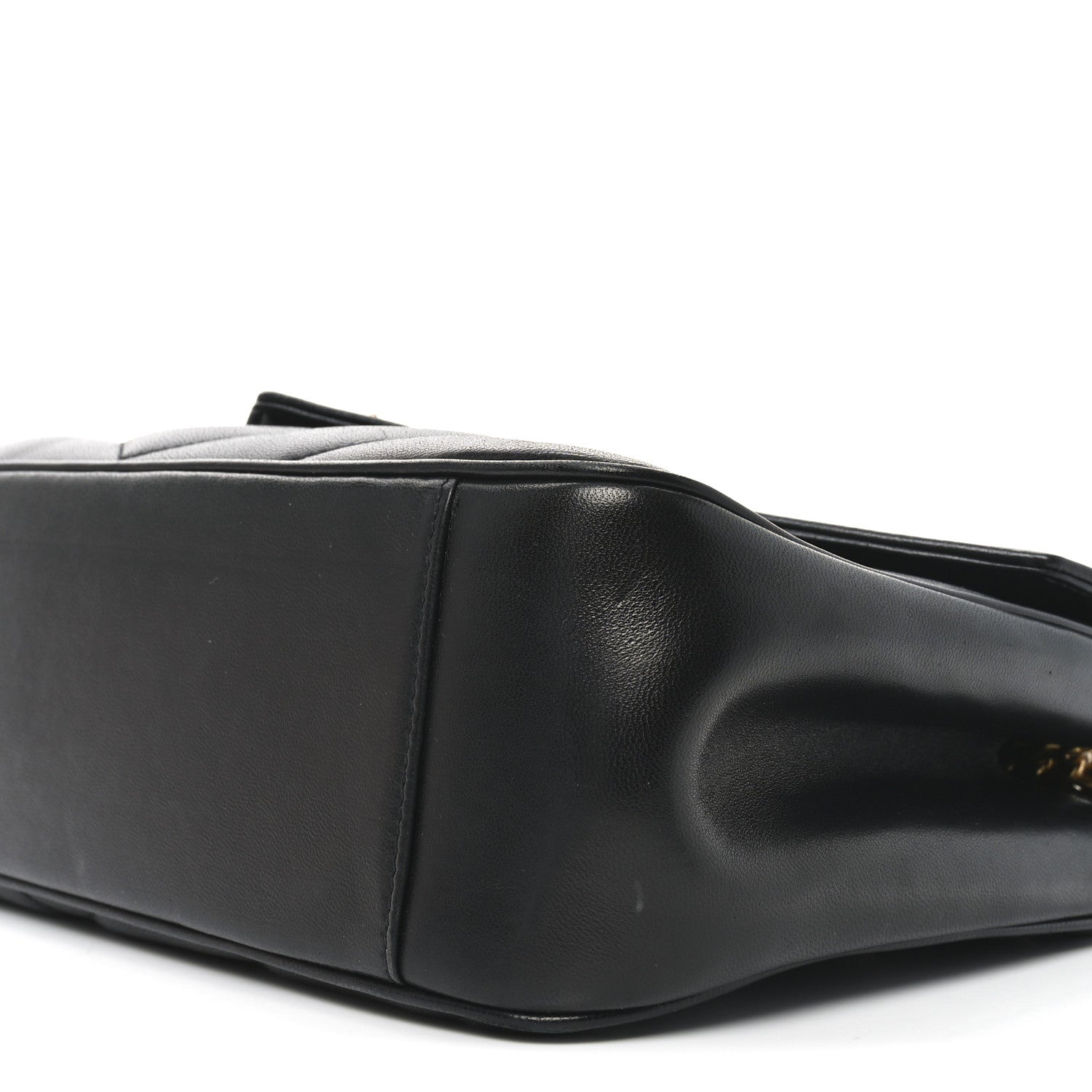 Saint Laurent Lambskin Matelasse Chevron Medium Loulou Black 9 of 9