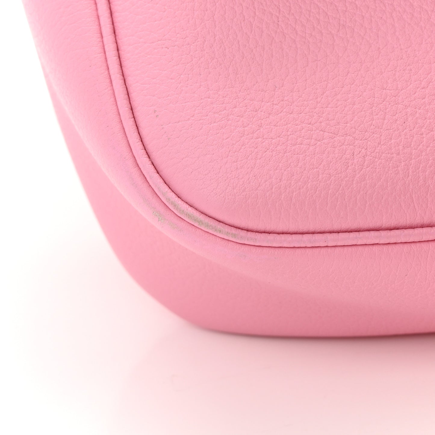 Grained Calfskin Medusa Camera Bag Pink