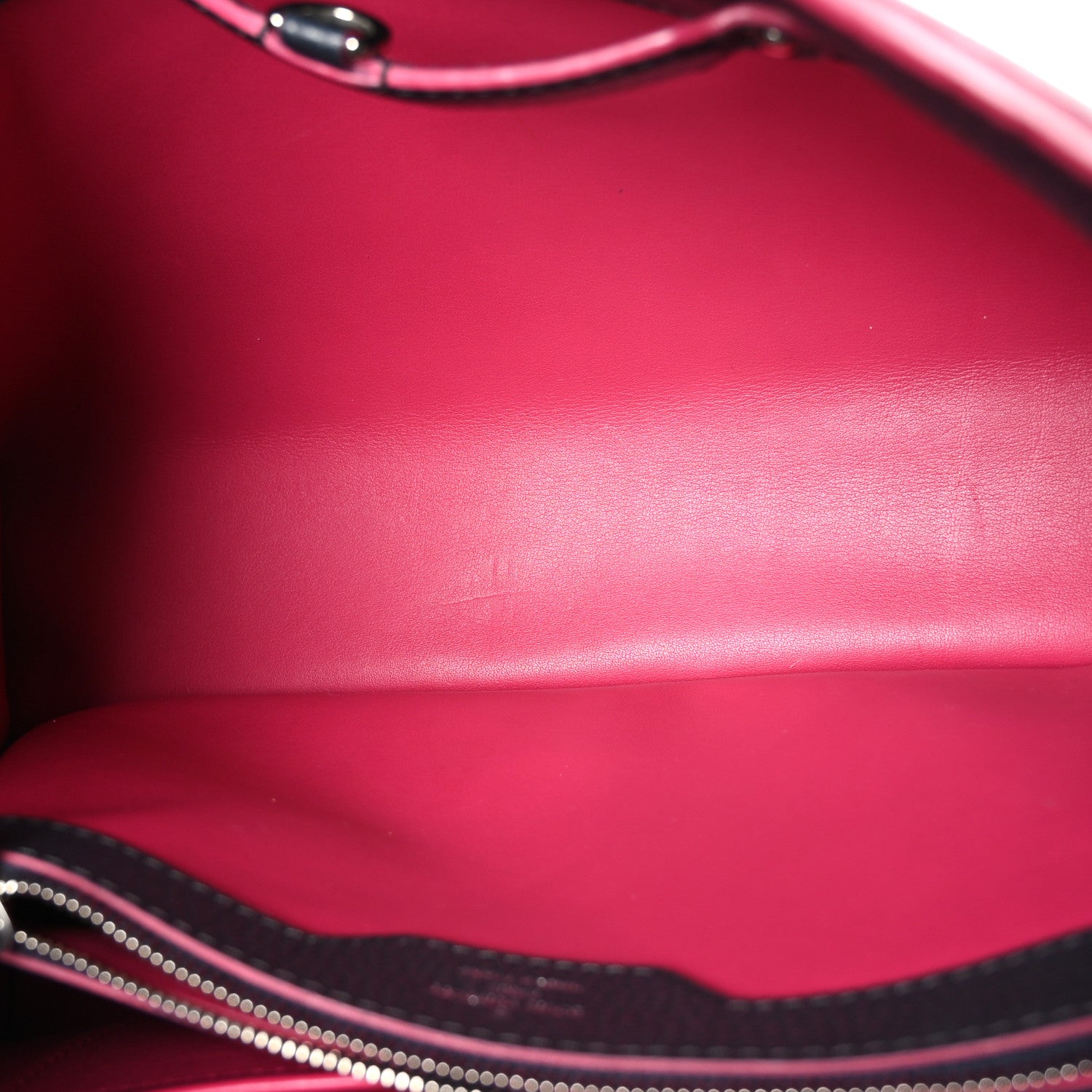Louis Vuitton Taurillon Capucines MM Cobalt Fuchsia 5 of 13