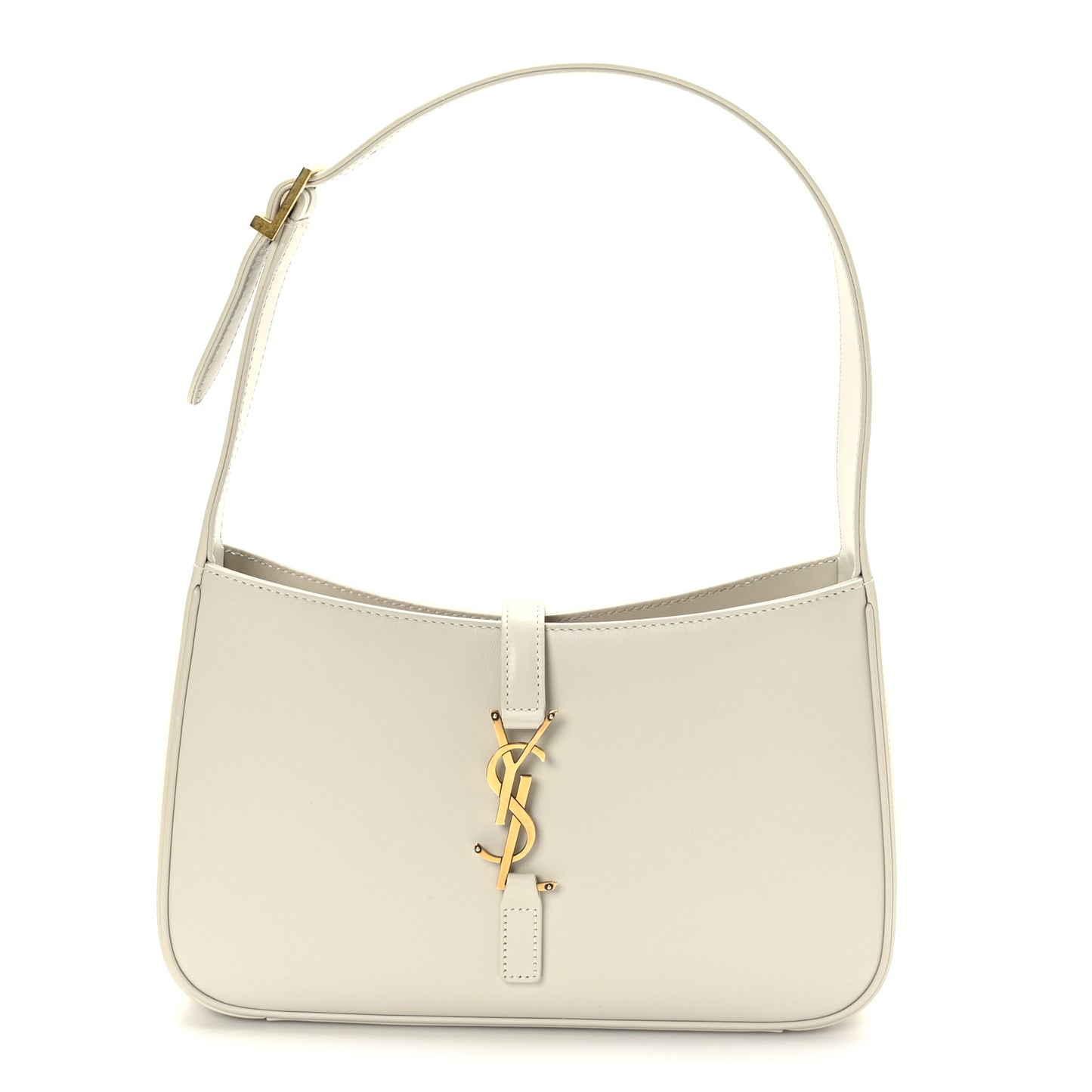 Smooth Calfskin Le 5 A 7 Hobo Blanc Vintage