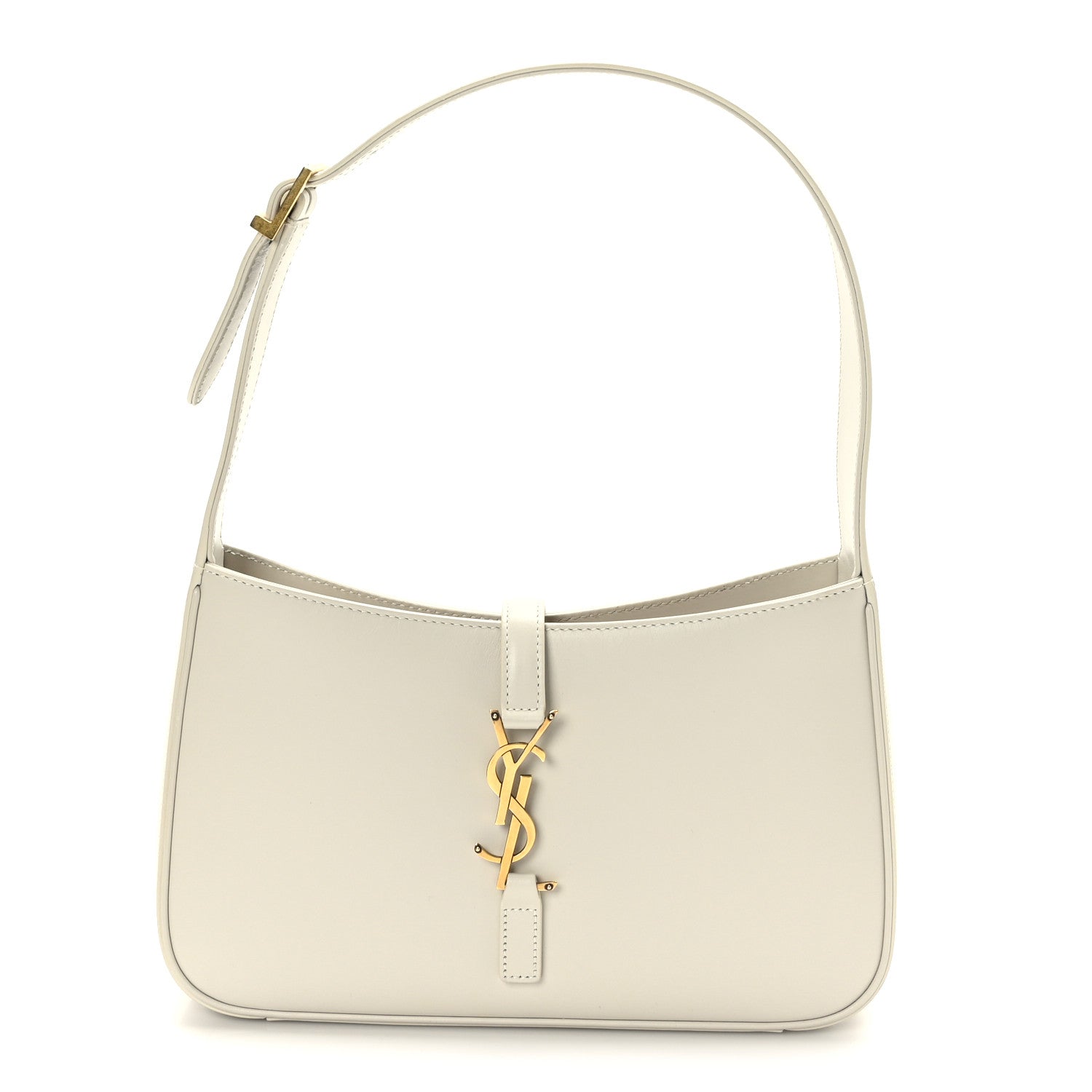 Saint Laurent Smooth Calfskin Le 5 A 7 Hobo Blanc Vintage 1 of 8