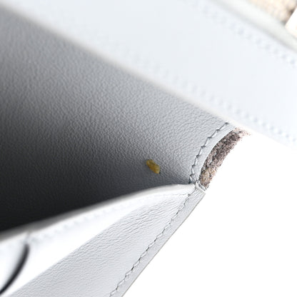 Celine Grained Calfskin Medium Multifunction Strap Wallet Pebble Mineral 7 of 7